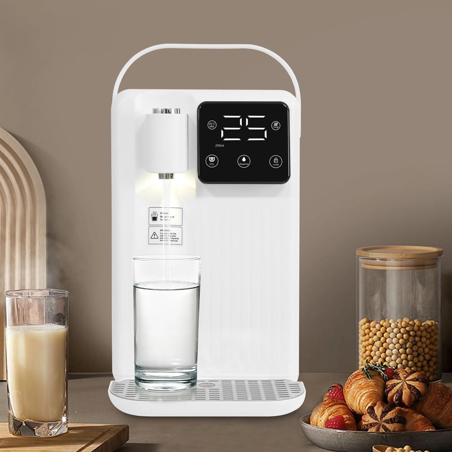 Instant Hot Water Dispenser With LED Control Panel Temperature Adjustable
