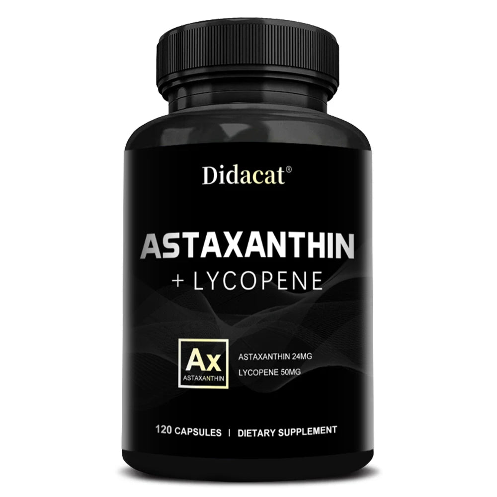 Astaxanthin Supplement for Men and Women | From Haematococcus Pluvialis Microalgae for Eye & Skin Health Support