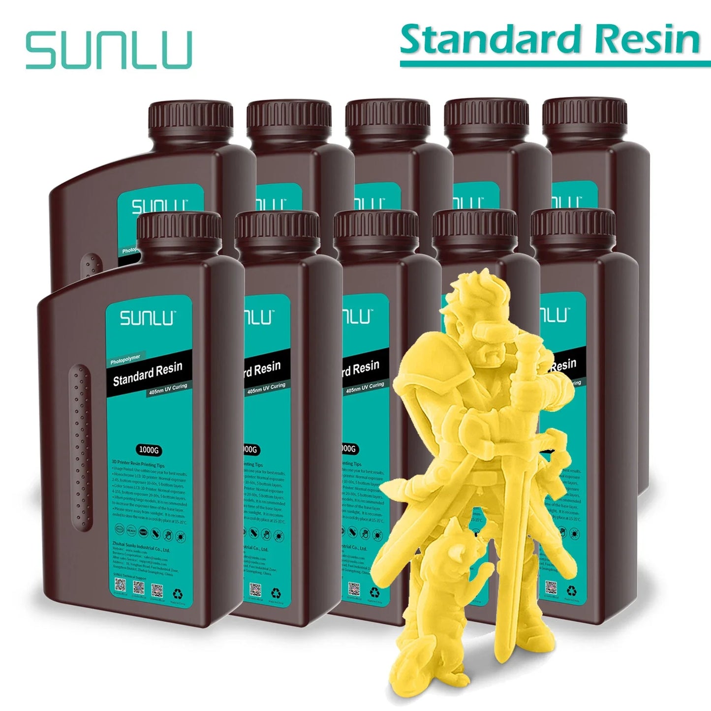 SUNLU Photosensitive Resin For 3D Printing Low Odor High Precision