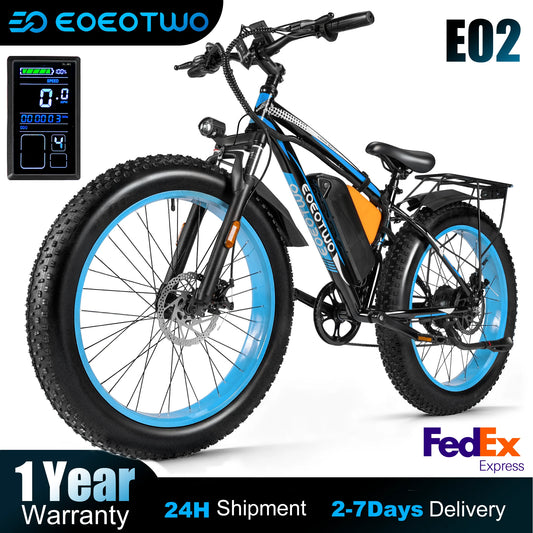 EOEOTWO Electric Bike 1500W Peak With 960Wh Battery 70 Mile