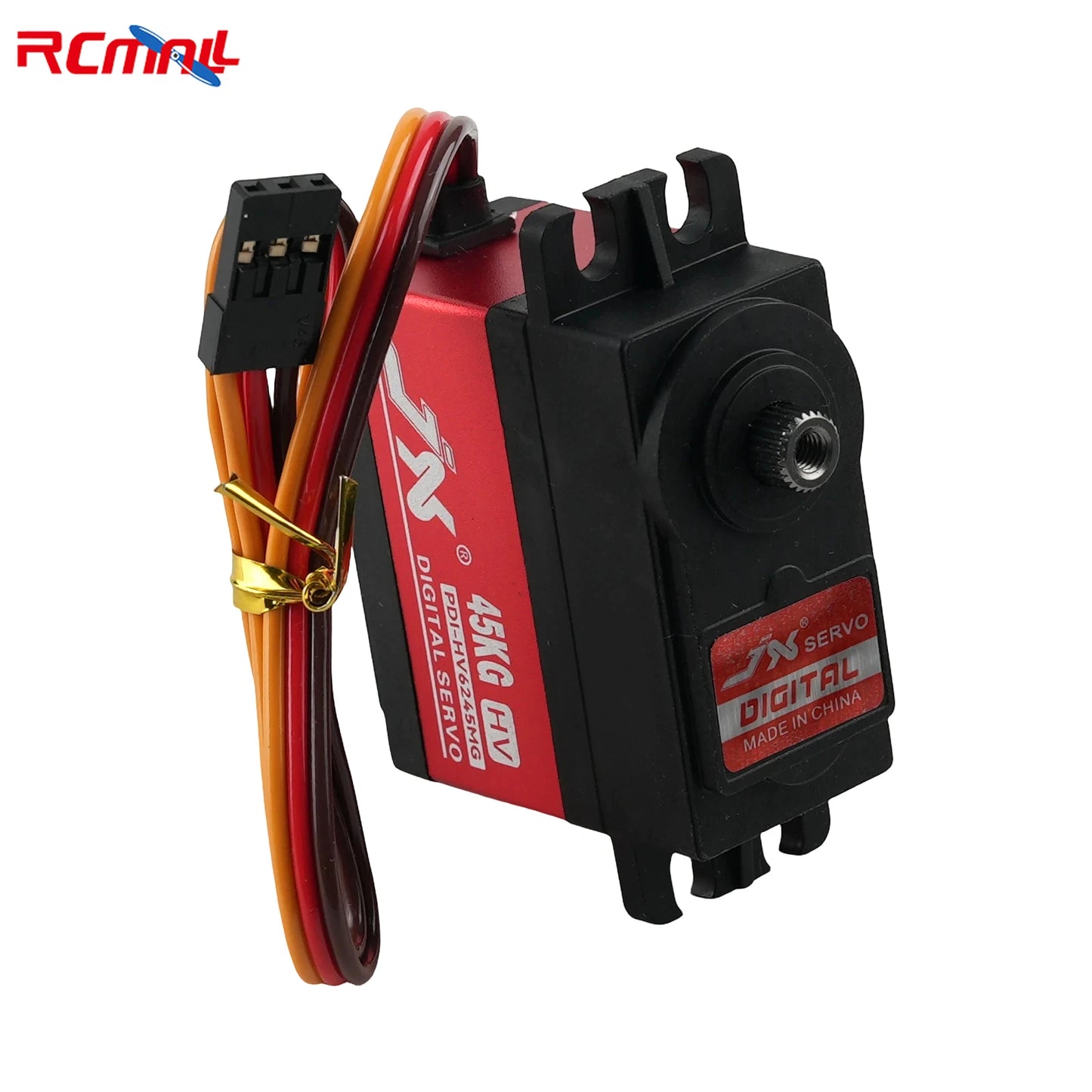 JX Servo 8.4V 45KG High Torque Metal Gear Digital Servo Robotic Servos for RC Car Robot Airplane Drone PDI-HV6245MG