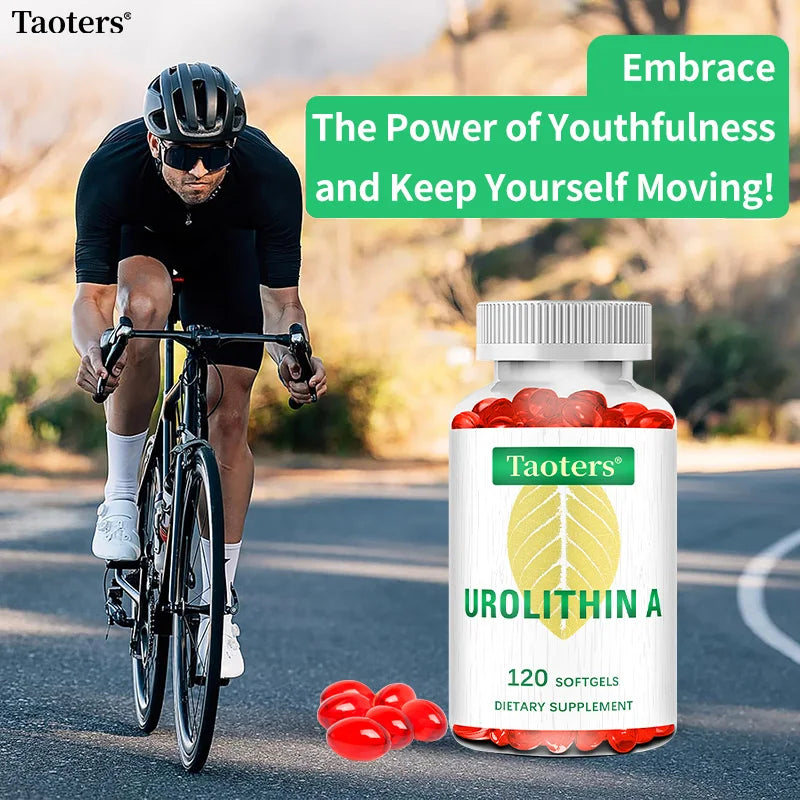 Antioxidant Supplement with Urolithin A - Natural Pomegranate Capsules for Heart Health Joint Support for Men and Women