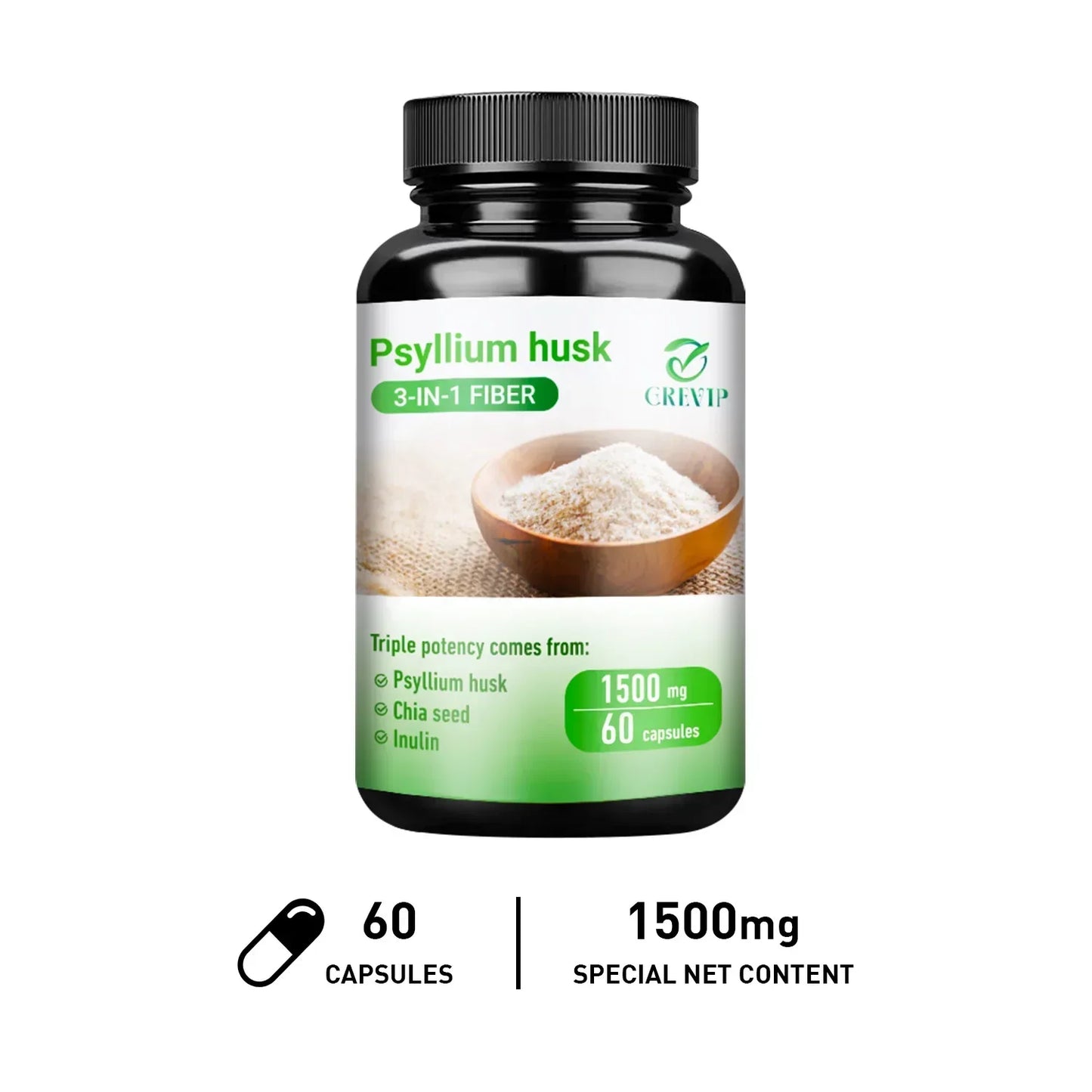 Psyllium Husk - Good for Intestinal Health, Improve Digestion and Reduce Bloating,Improve Metabolism - Natural Soluble Fiber