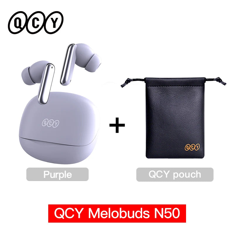 QCY Melobuds N50 ANC Bluetooth Earphones With Multipoint And 6 Mics