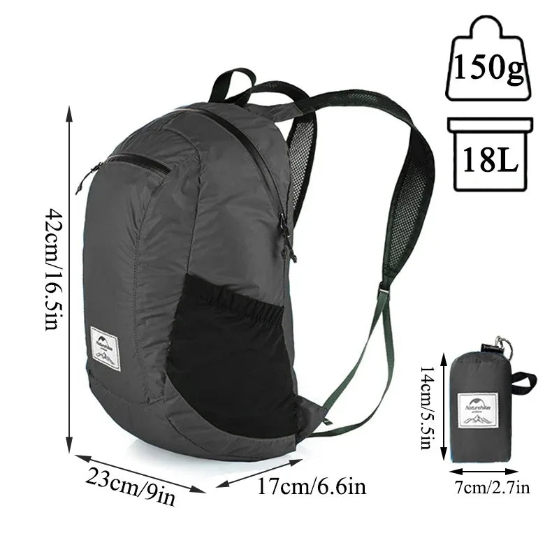 Naturehike Ultralight Camping Backpack Waterproof Nylon For Outdoor Hiking