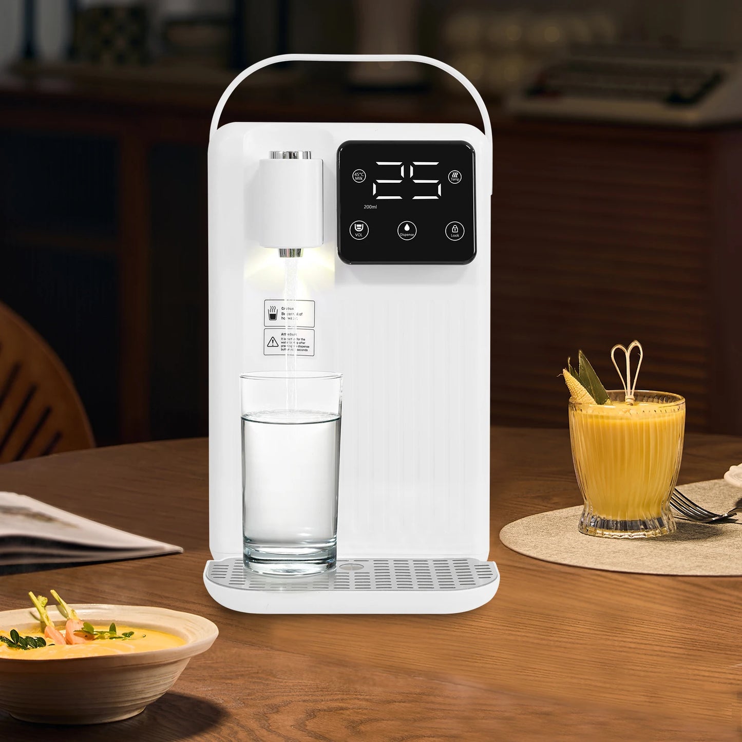 Instant Hot Water Dispenser With LED Control Panel Temperature Adjustable