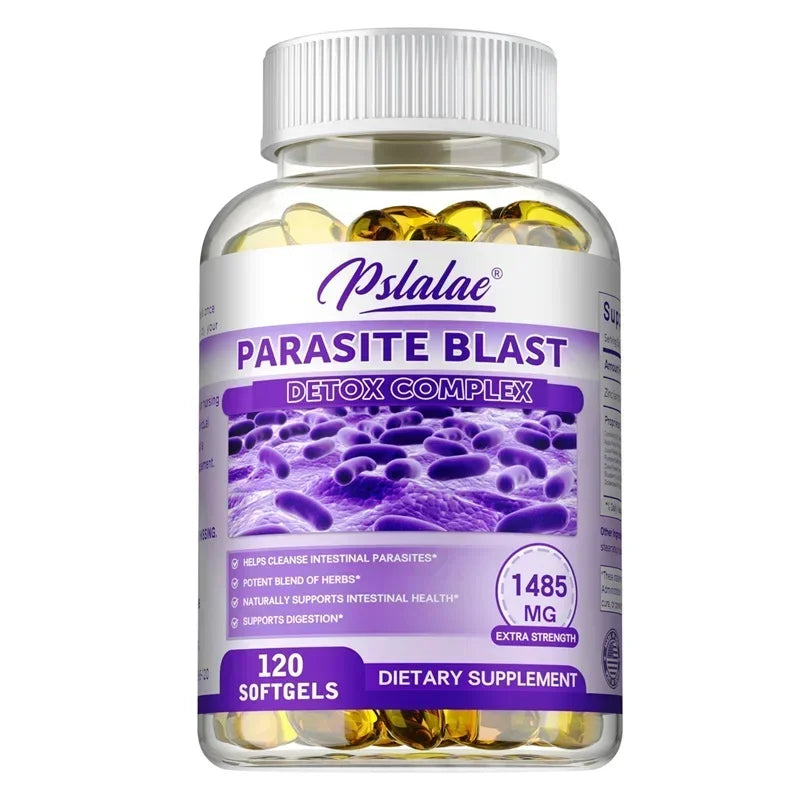 Parasite Blast Detox Complex - Promote Digestive Health, Eliminate Parasites, Detoxify The Intestines, and Enhance Immunity