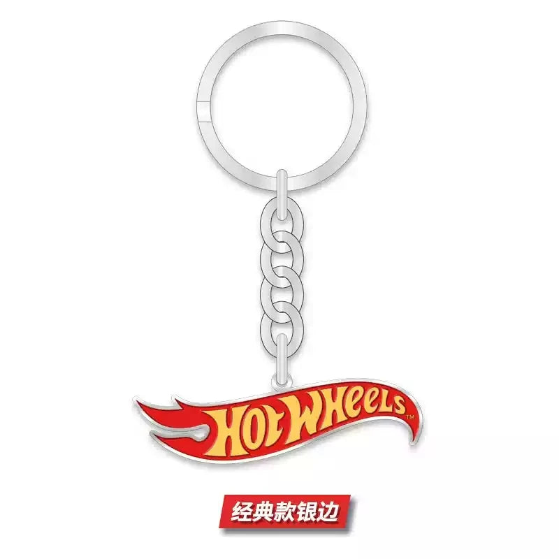 Hot Wheels Logo Men'S Keychain 2025 Mini Pendant Ring Chain Non-Radio Controlled Model Car Toy Vehicle Accessory For Boys