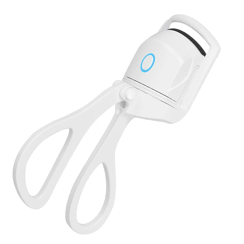 USB Rechargeable Heated Eyelash Curler with LCD Display Portable Makeup Tool Beauty and Health