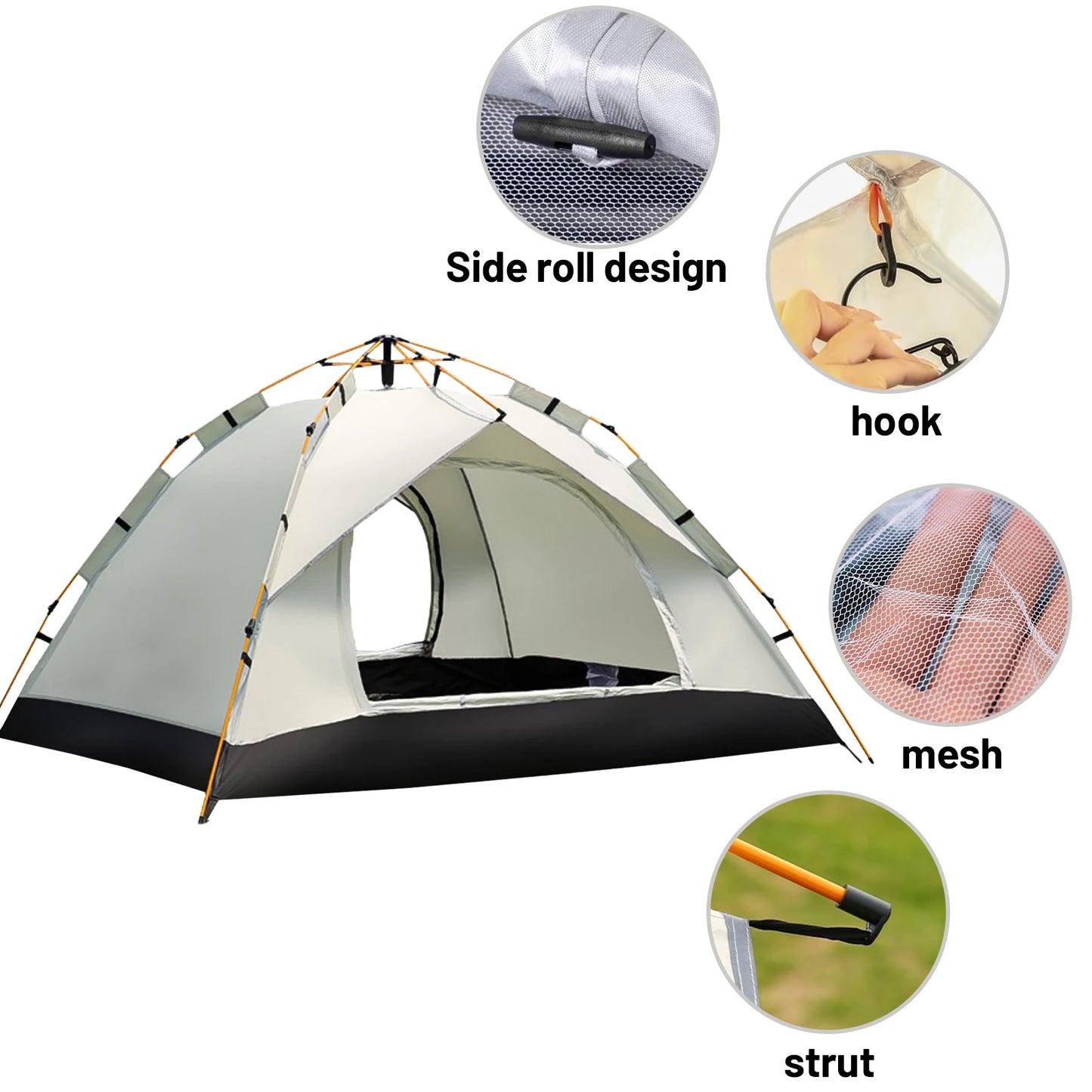 Pakicetus Instant Sun Rain Shelter For 3 To 4 People