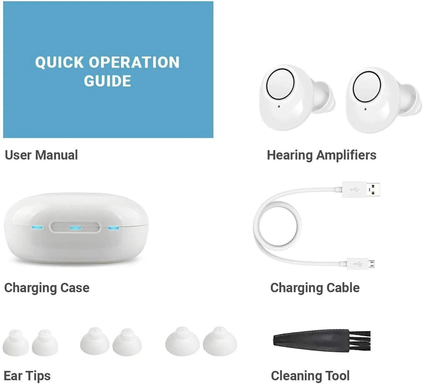 Hign-concerned JH A39 Hearing Aids In Ear Rechargeable Sound Amplifier