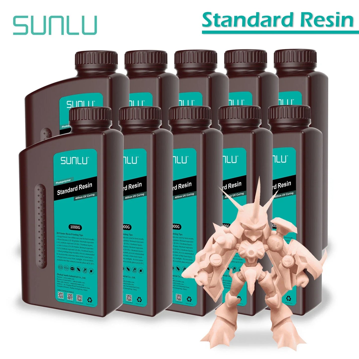 SUNLU Photosensitive Resin For 3D Printing Low Odor High Precision