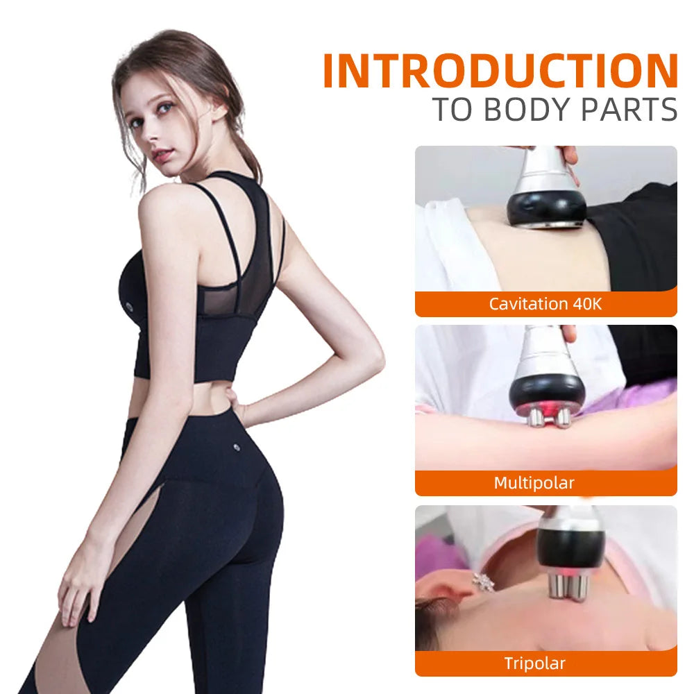 MISSHEART 3 In 1 Beauty Slimming Massager Cavitation Device Tightening