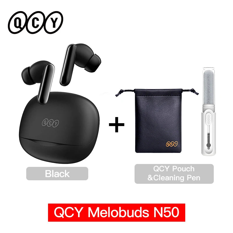 QCY Melobuds N50 ANC Bluetooth Earphones With Multipoint And 6 Mics