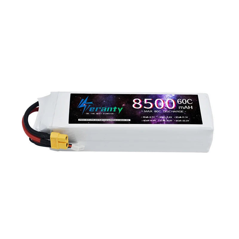 TERANTY 4S 14.8V Lipo Battery 1500/2200/2700/3000/3500/4600/5600/6500/7200/8000/8500/9800mAh For RC Car FPV Drone Desert Truck