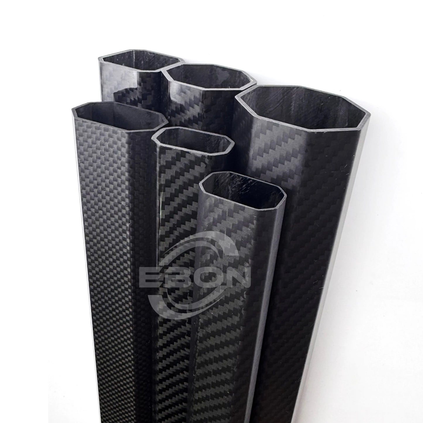 Lot/2pcs Carbon Fiber Octagonal Tube 3K High Strength Composite 30x20mm 25x38mm 40x44mm Carbon Frame For Drone UAV Arm RC Parts