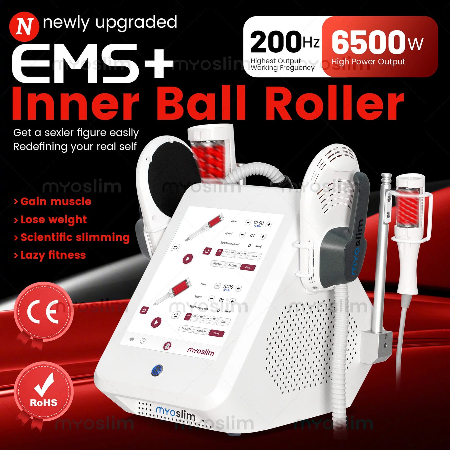 MYOSLIM 360 Degree Vacuum Massage Roller For Cellulite And Body Slimming