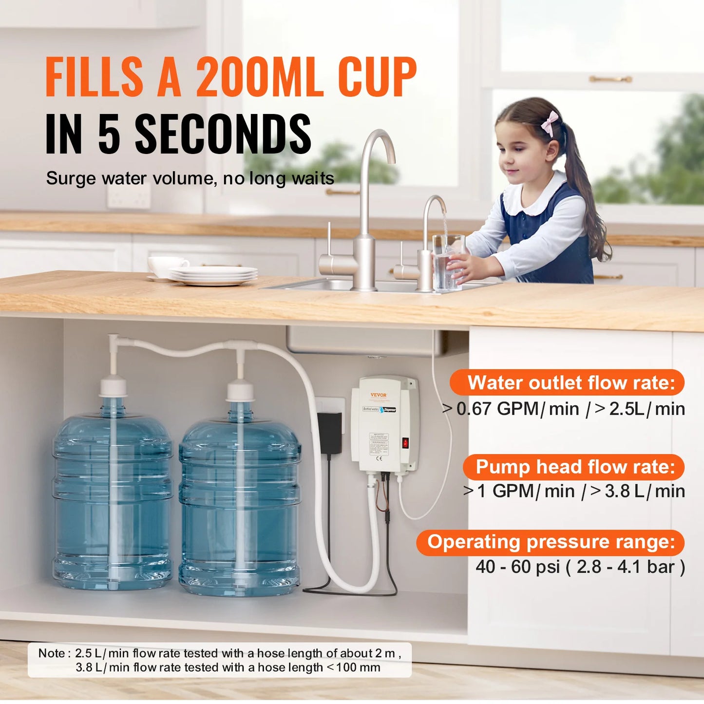 SucceBuy Auto Electric Water Dispenser Pump System