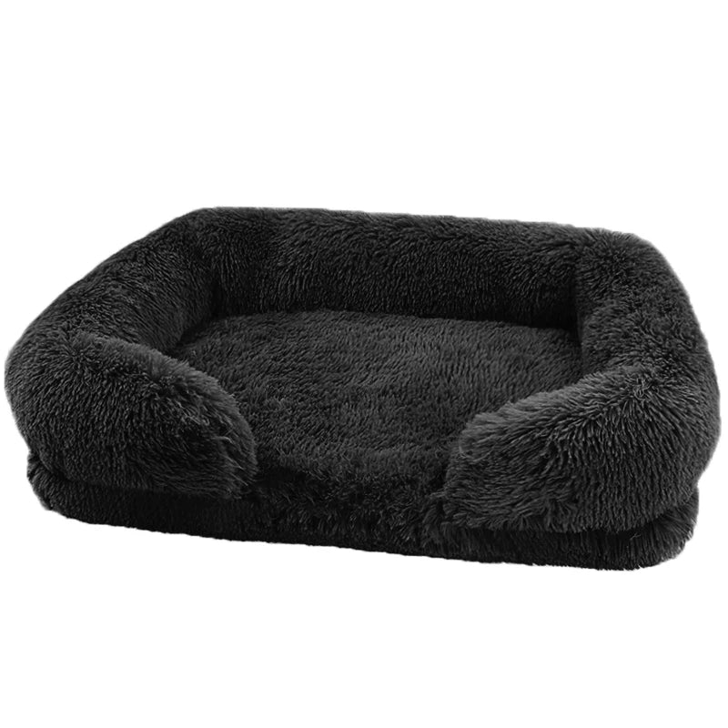 Orthopedic Dog Bed For Large Dogs With Egg Crate Foam And Washable Plush Cover