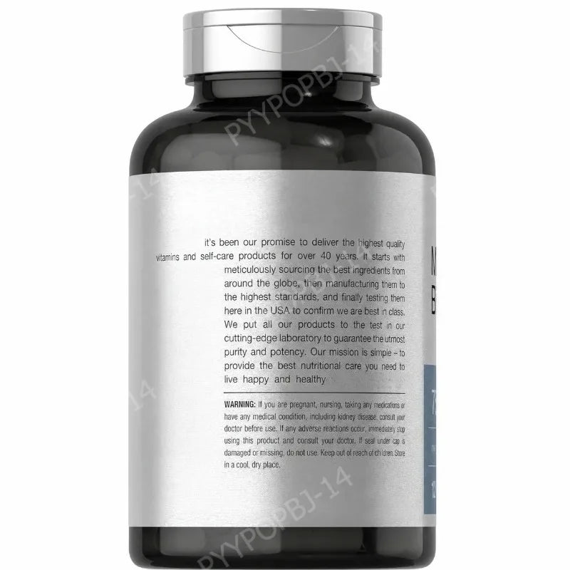 Magnesium Bisglycinate 750mg Capsules Supports Relaxation Muscle Comfort Bone Health 120 Capsules Non GMO Gluten Free
