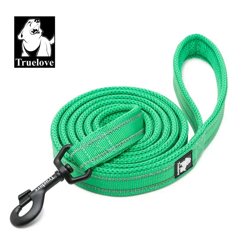 TRUELOVE Soft Pet Leash Reflective Nylon Mesh Padded for Dogs