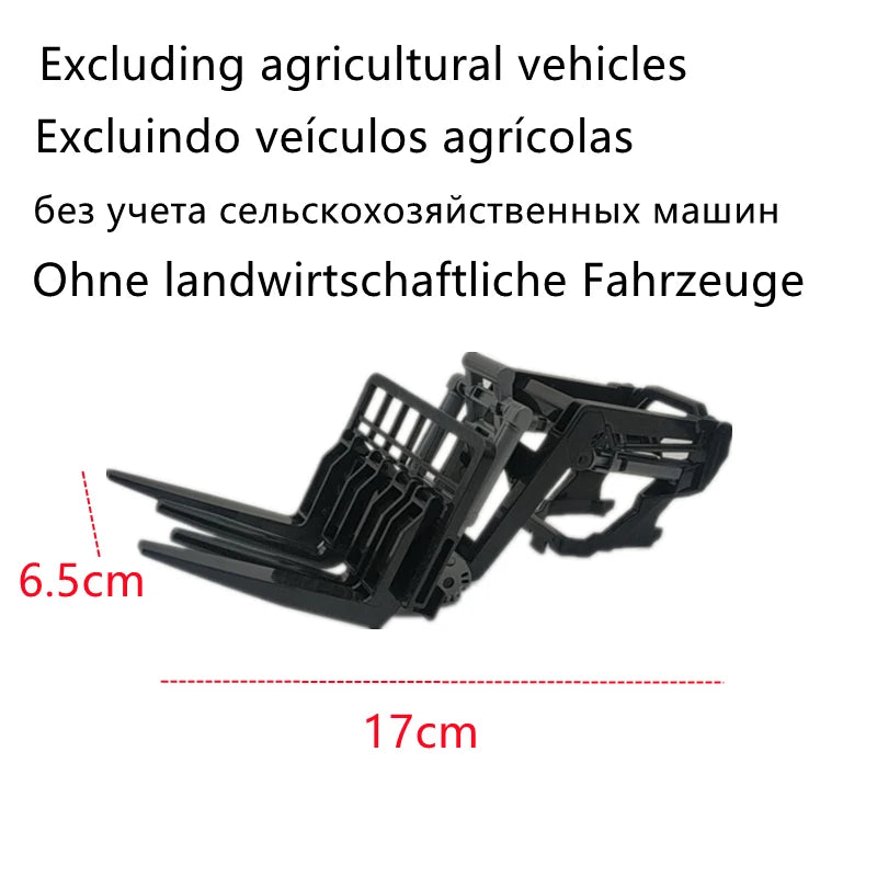 2.4G RC Farm Tractors Car 1/24 Radio Controlled Cars and Trucks with Light Simulated Engineering Truck Model Toys for Children