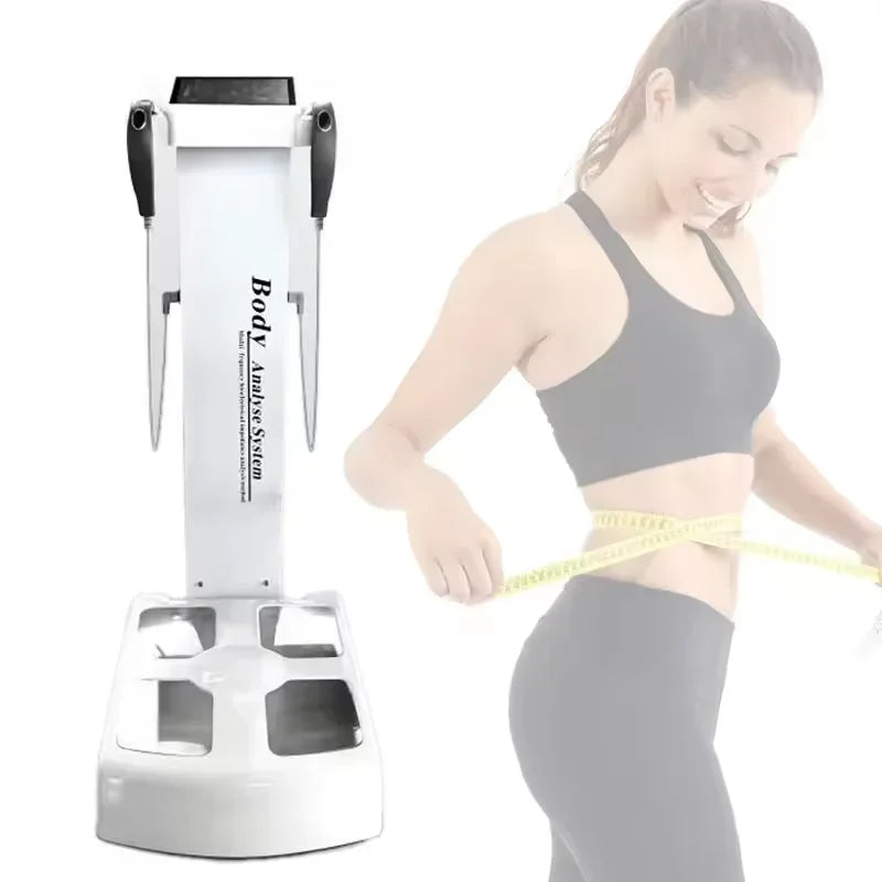 2025 Professional Human Body Fat Scale Intelligent Health Analyzer with Printer Element Body Composition Analyzer Machine for Fi