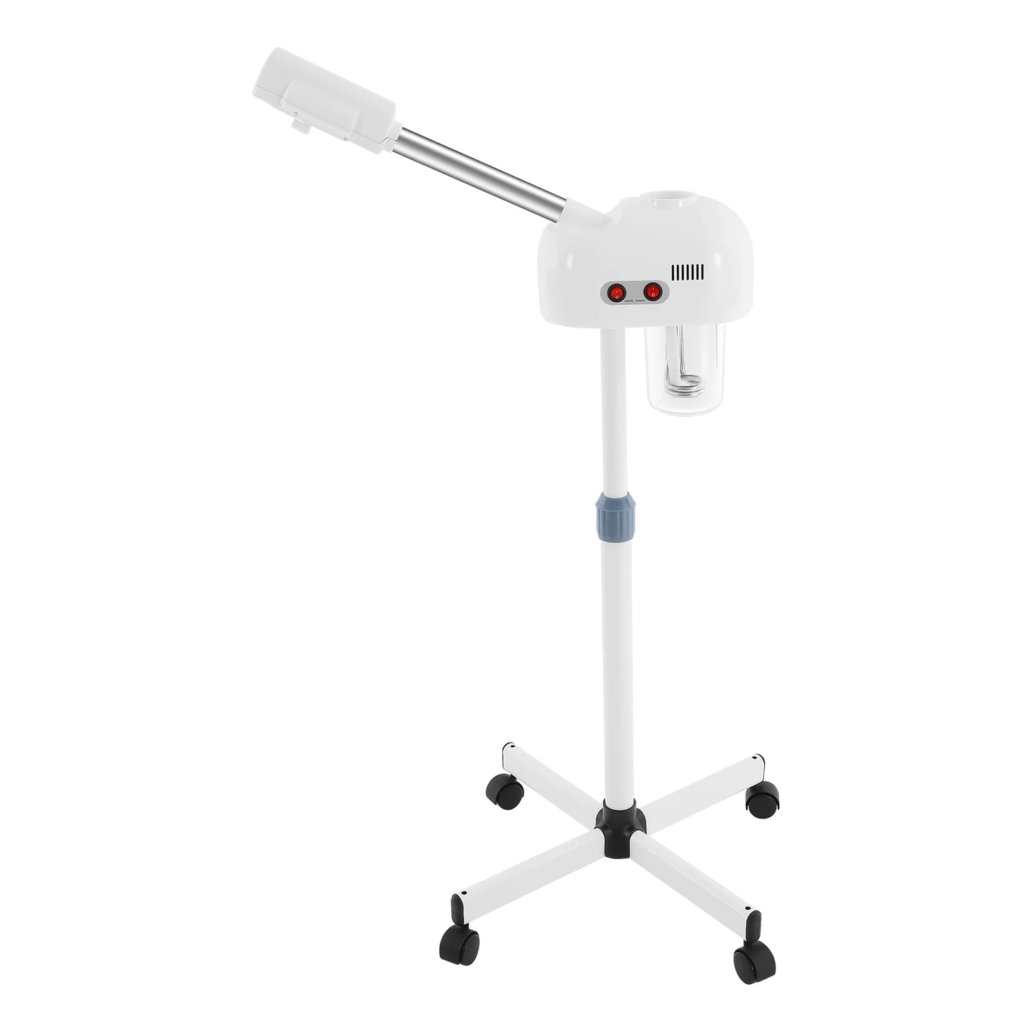 Ozone Facial Steamer On Wheels With Adjustable Height Rotatable Nozzle