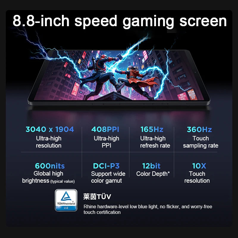 Lenovo Legion Y700 4th Gen Gaming Tablet Snapdragon 8 Elite 256GB Android