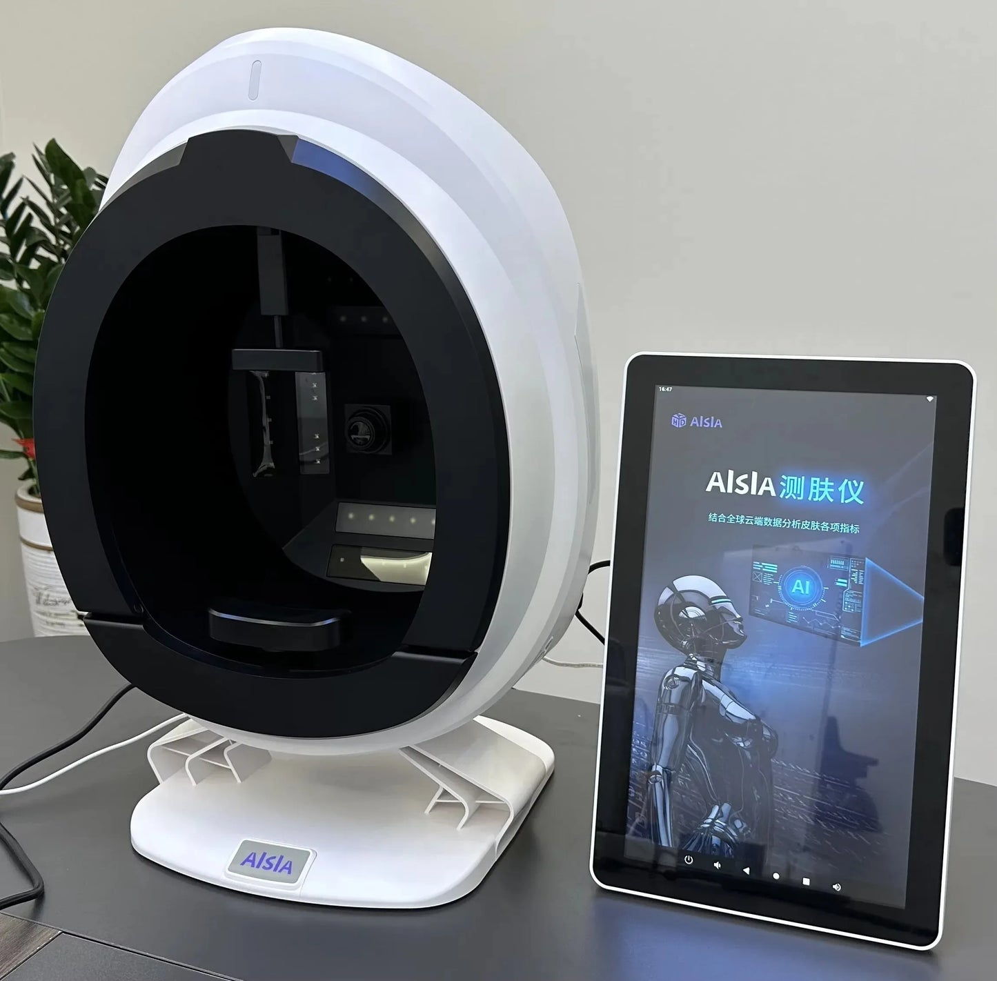 MYOSLIM 3D Facial Skin Analyzer Machine 8 Light Spectrum Scanner