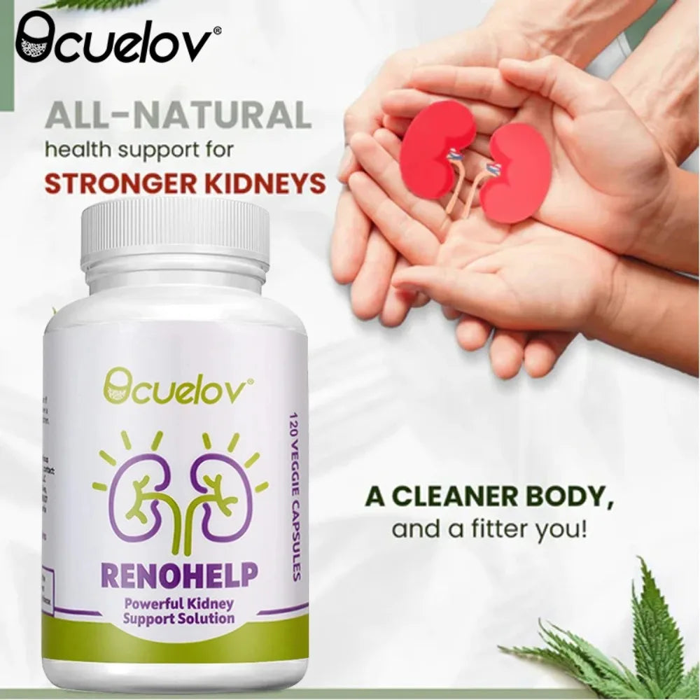 Powerful Natural Kidney Support Supplement for Healthy Kidney Function, Support Urinary Tract Health, Vegan & Gluten Free