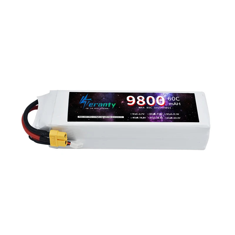 TERANTY 4S 14.8V Lipo Battery 1500/2200/2700/3000/3500/4600/5600/6500/7200/8000/8500/9800mAh For RC Car FPV Drone Desert Truck