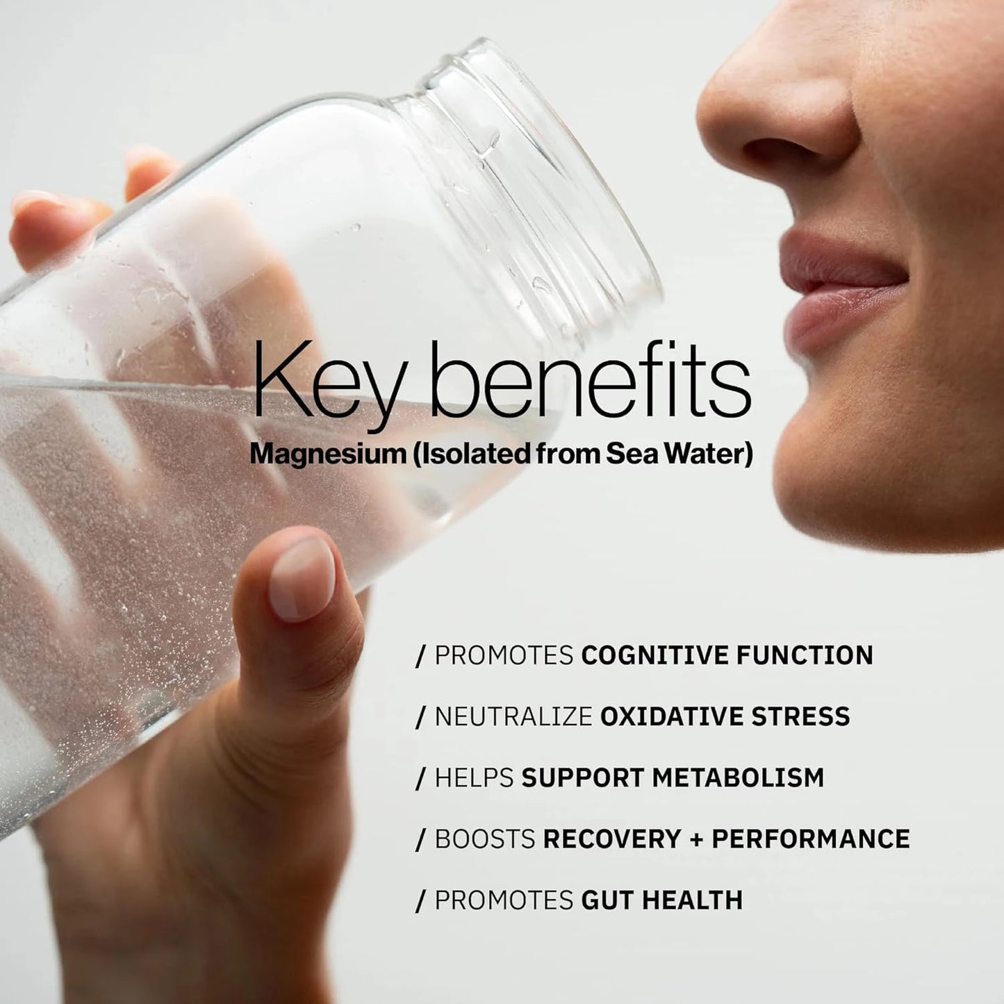 Molecular H2 Hydrogen Water Tablets with Magnesium, 12PPM Hydrogen Tablets Support Cellular Health, Recovery, Cognitive Function