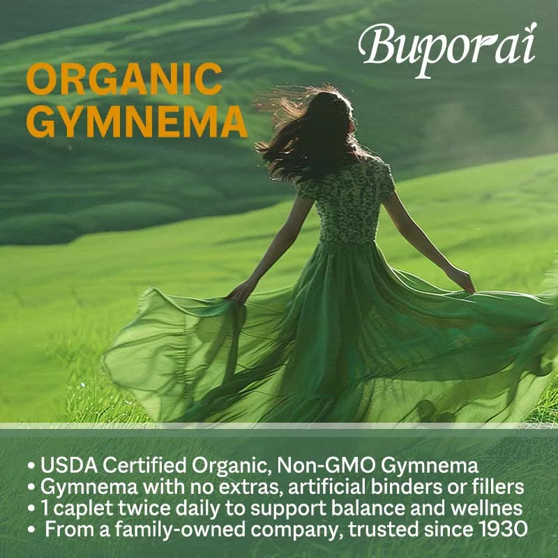 Organic Gymnema - Promotes Intestinal Health and Nutrient Absorption, Strengthens The Immune System, and Boosts Natural Energy