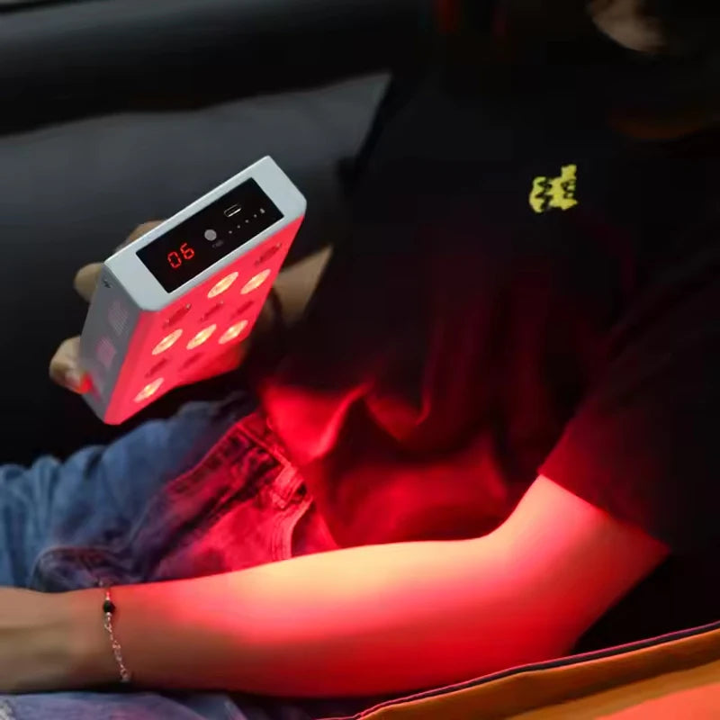 Near Infrared Red Light Therapy 660nm & 850nm Built-In Battery Led Light Therapy Panel for Pain Relief Skin Health 660Nm 850Nm