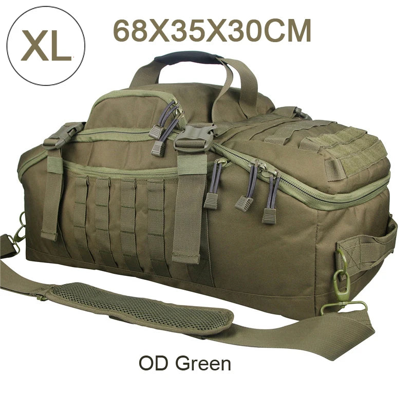 LQARMY Outdoor Mountaineering Bag Molle Tactical Backpack Hiking Camping Travel