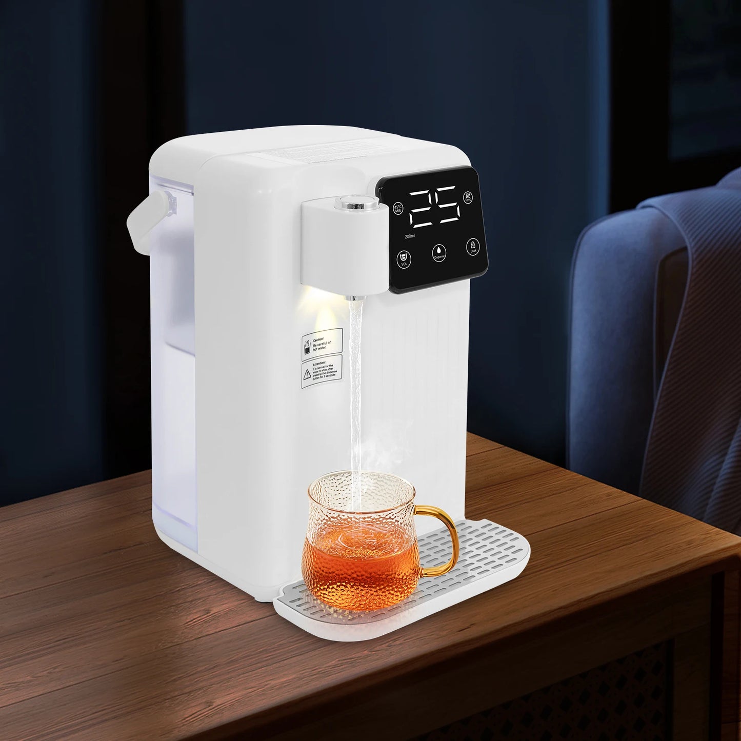 Instant Hot Water Dispenser With LED Control Panel Temperature Adjustable