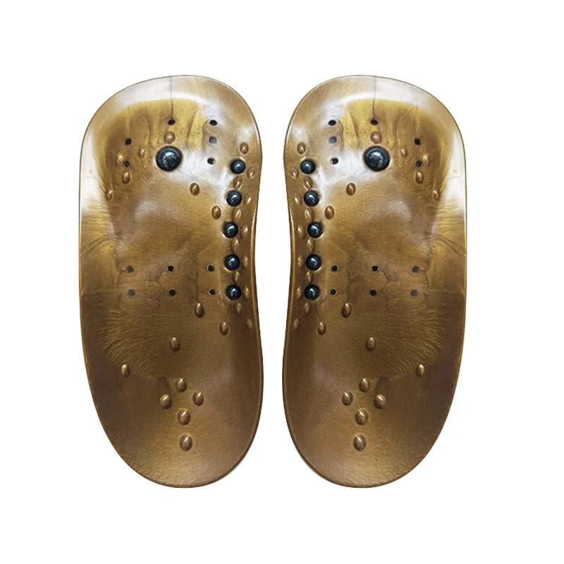 Bone Right Base Massage oe Insoles Magnetic Therapy Health Care Flat Foot Arch Support for XO aped Legs New Model