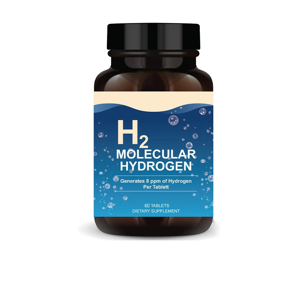 H2 - Tablets Molecular Hydrogen Tablets, 60 Servings, Supports Brain Health, Cognitive Function with Elemental Magnesium