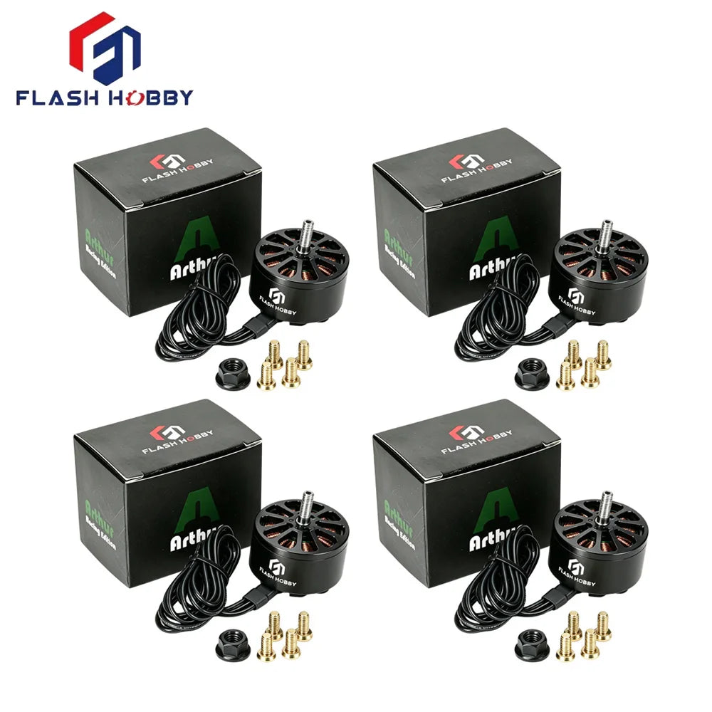 4pcs Flashhobby A4320 350KV 6-12S High Speed Brushless Motor For Long Range X-Class RC FPV Drone Model