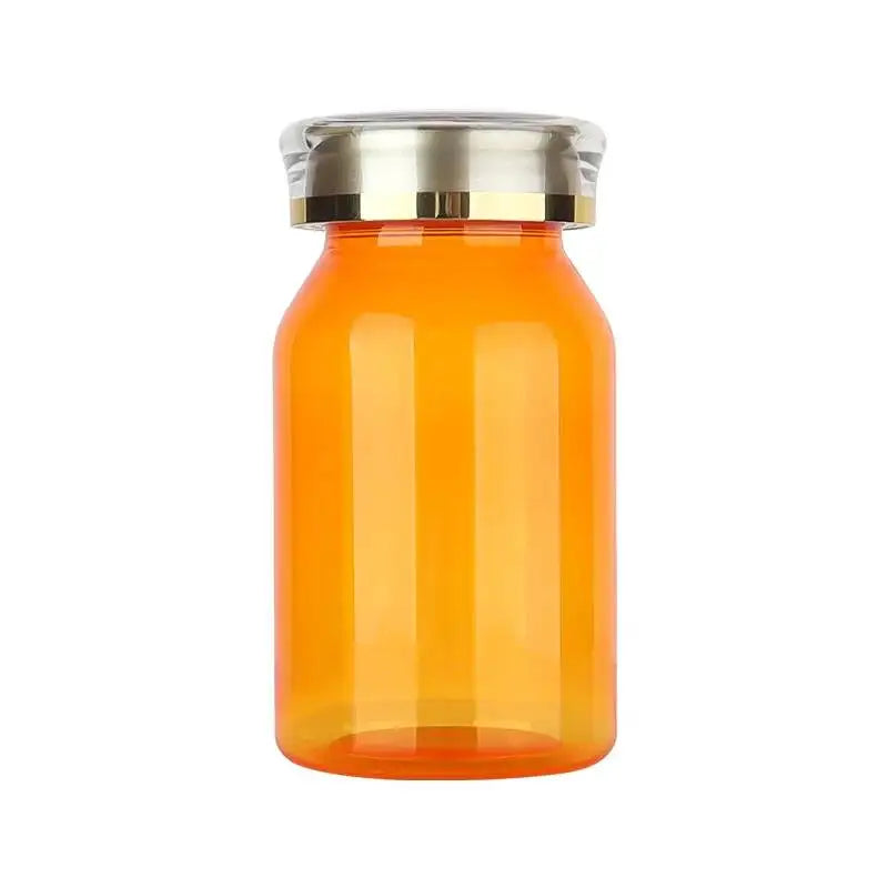 120ml Health Light Proof Empty Medicine Capsule Paket Plastic Jars Tiny Bottles Spice Storage Mini Container  10PCS