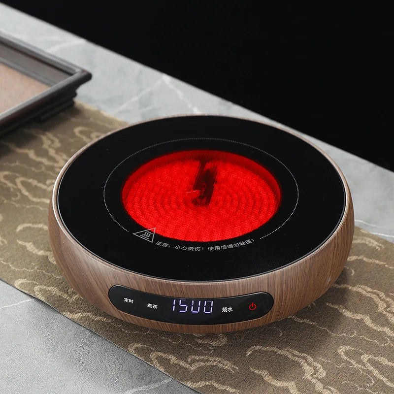Electric Ceramic Stove Tea Stove 1500W Ultra-thin Mini Household Small Tea Stove Boiling Water Heater Health Tea Brewing Utensil