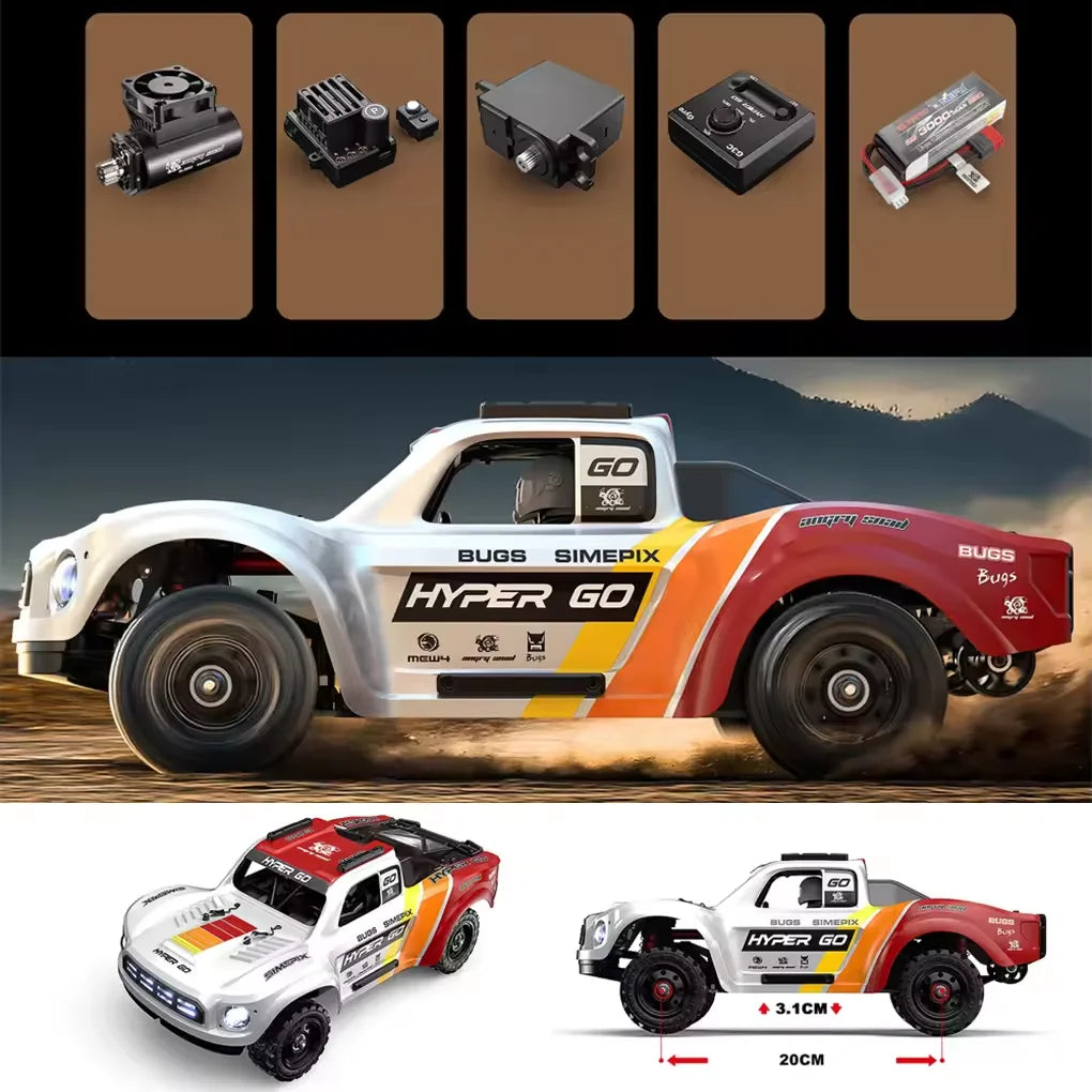 BEYONDSKY MJX Hyper Go 14211 4WD RC Racing Car Toy
