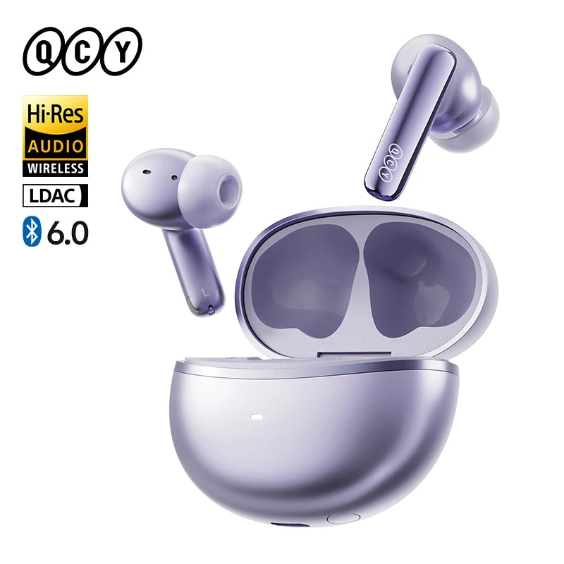 QCY HT18 Wireless Earphones Bluetooth 6.0 LDAC Hi Res Audio