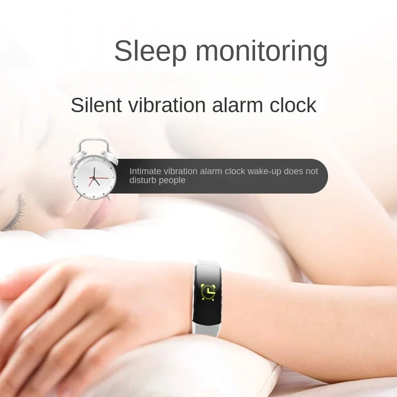 Measuring Body Temperature Blood Pressure Heart Rate Blood Oxygen Sleep Exercise Step Count Health Monitoring Smart Wristband
