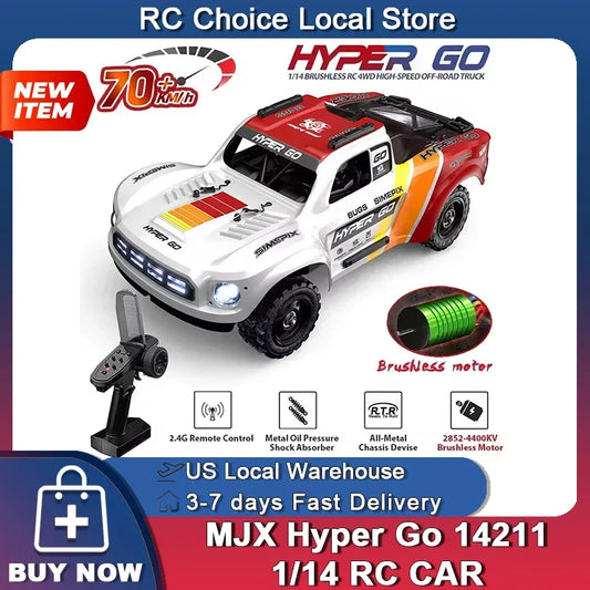 BEYONDSKY MJX Hyper Go 14211 4WD RC Racing Car Toy