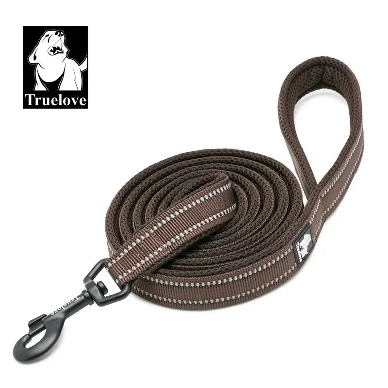 TRUELOVE Soft Pet Leash Reflective Nylon Mesh Padded for Dogs