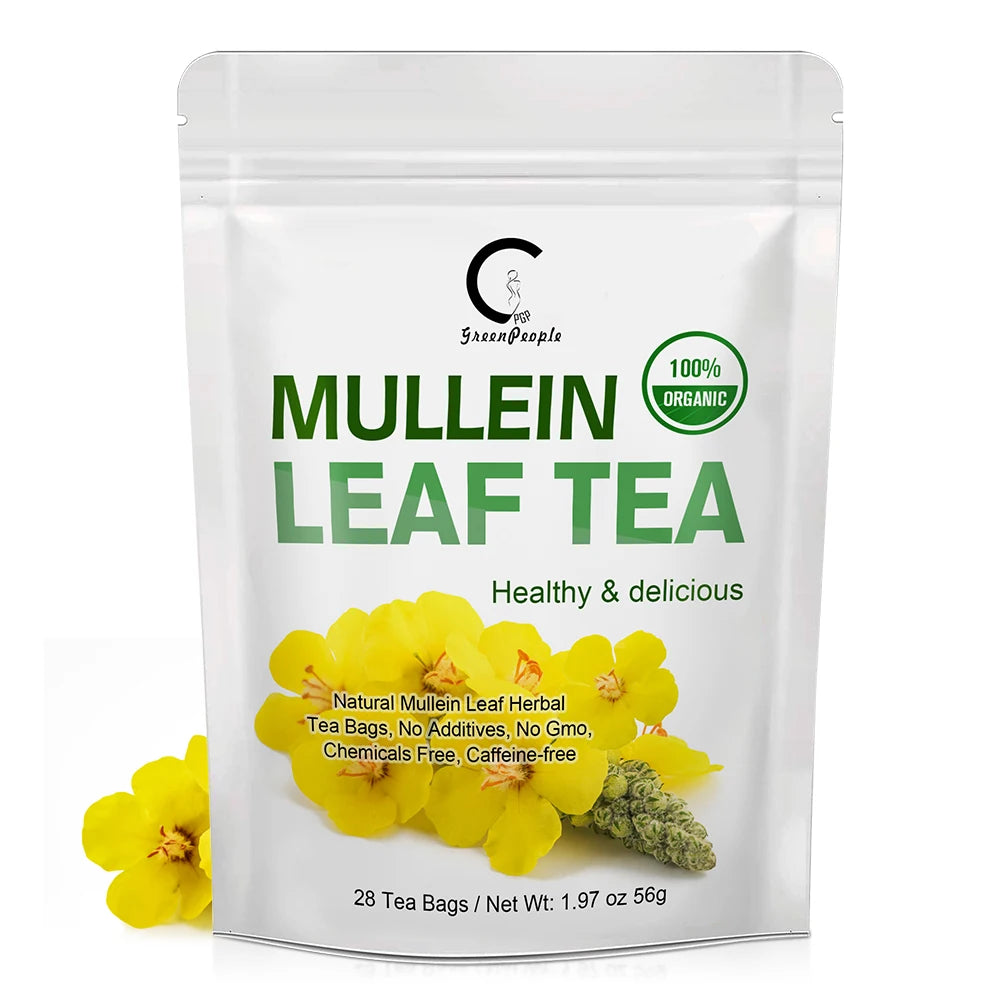 MINCH Herbal Mullein Leaf Drink for Lung Health and Detox