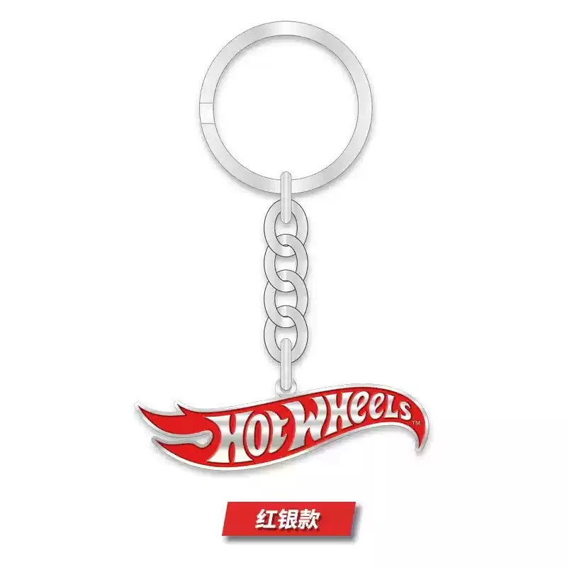 Hot Wheels Logo Men'S Keychain 2025 Mini Pendant Ring Chain Non-Radio Controlled Model Car Toy Vehicle Accessory For Boys