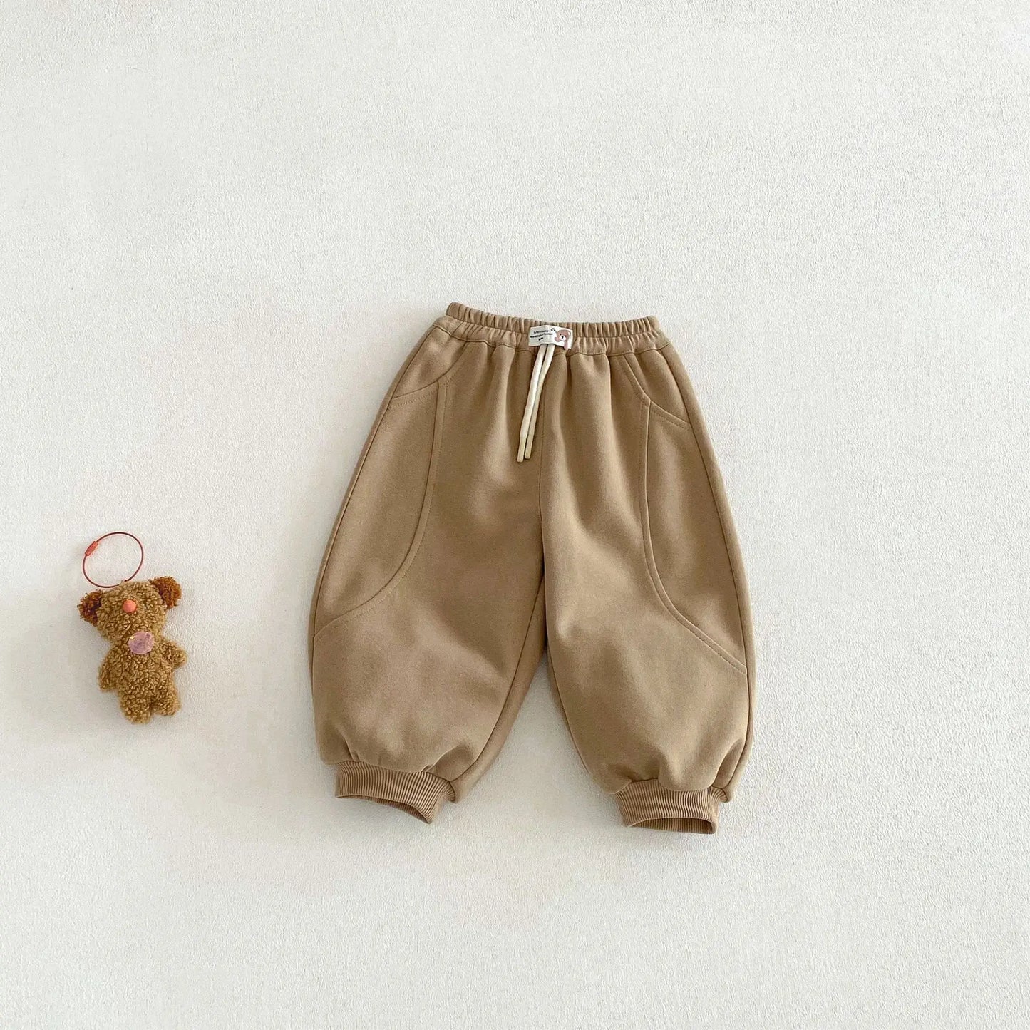 Baby Health Pants 2026 New Spring Boys' Fashion Solid Color Sports Pants Children's Korean Spring Casual Pants